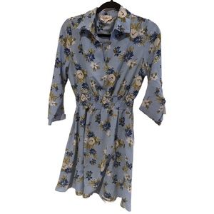 Katella Couture | Floral Half Sleeve Dress | Size Large